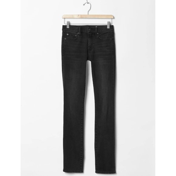Gap Resolution Slim Straight Soft Black wash 33 Reg jeans - Picture 4 of 13